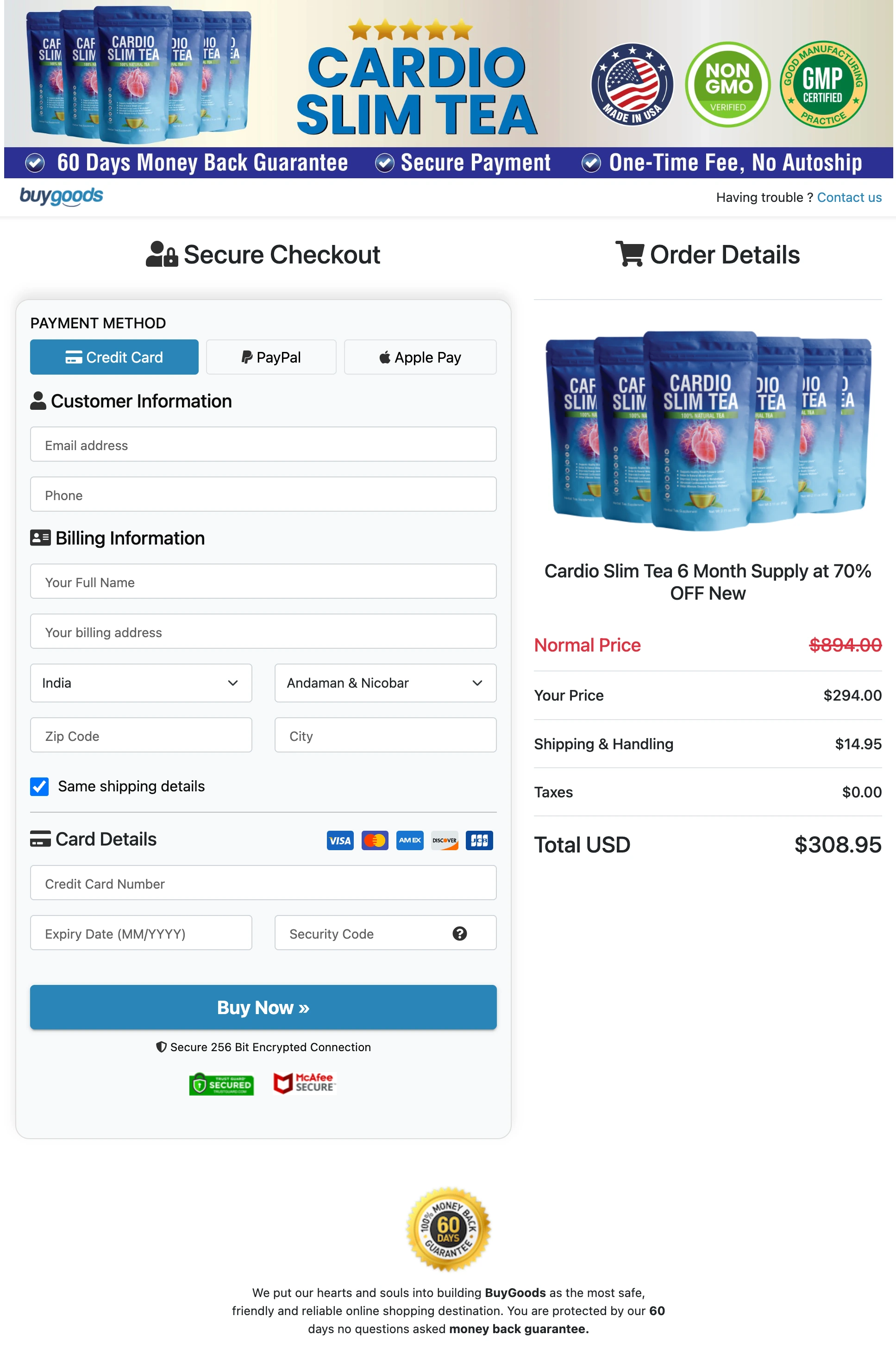 Cardio Slim Tea add to cart